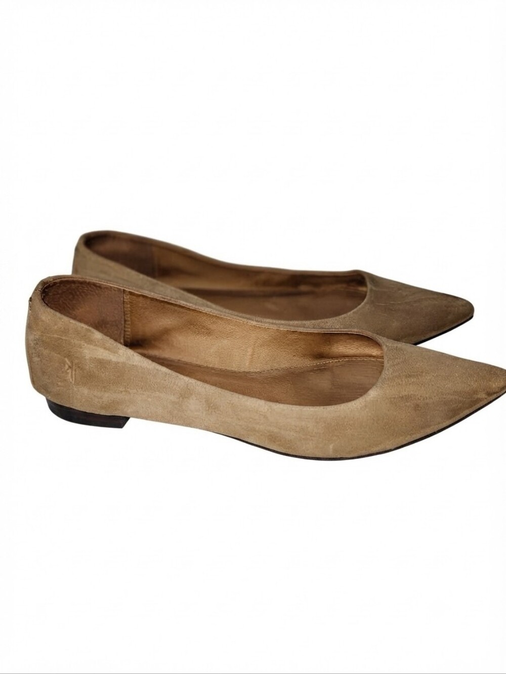 Frye SIENNA Ballet Flat In Tan Size 9